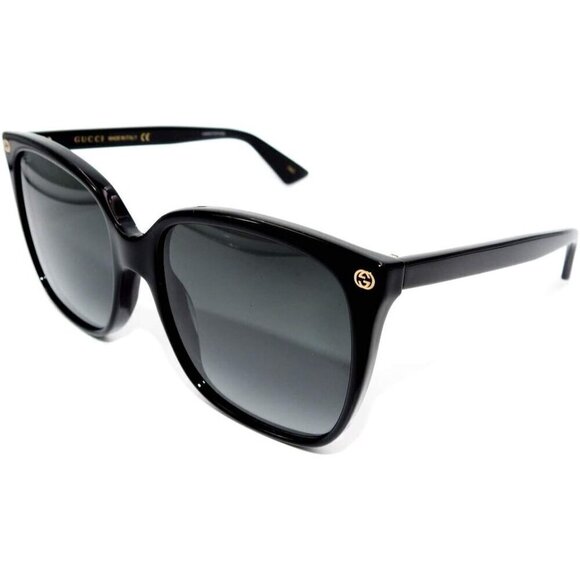 Gucci Square Polarized Aviator Women Black Lightness Sunglasses - Picture 1 of 6